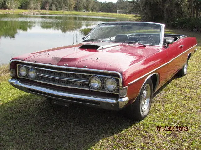 1969 ford torino gt convertible, 351, auto, power steering, brakes, and top