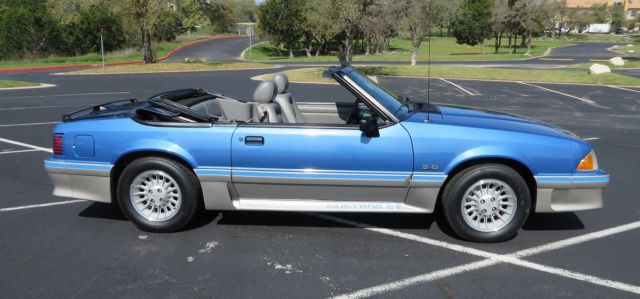1989 ford mustang gt convertible - 7,406 miles - collector owned - none better