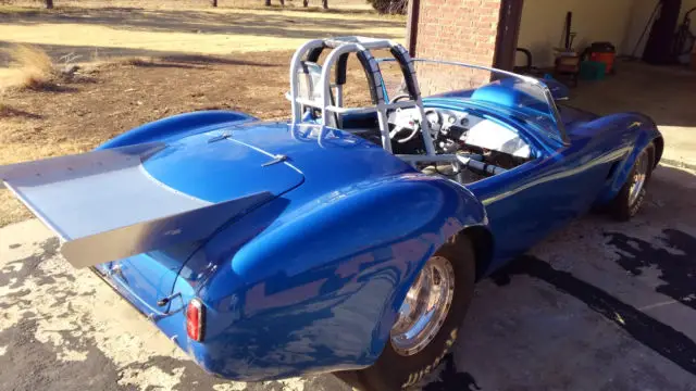 1965 ac cobra roadster drag car, tube chassis, 427 bbc, powerglide, 8.50 cert