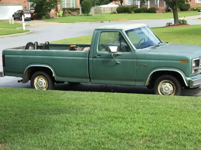 vintage long bed custom truck