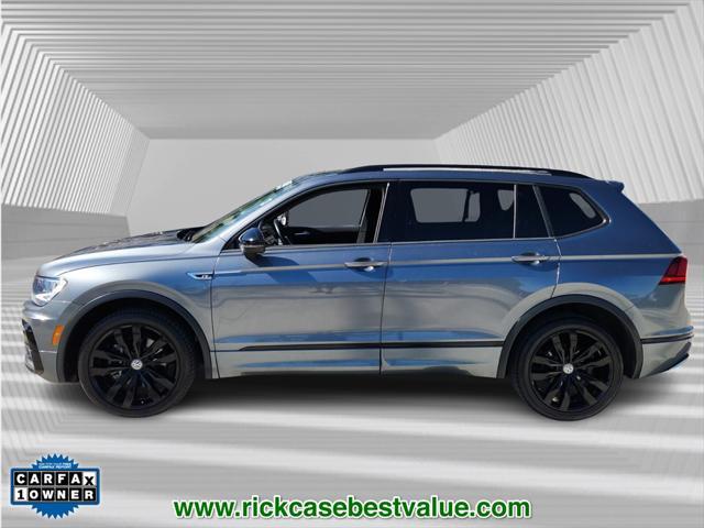 2021 volkswagen tiguan 2.0t se r-line black