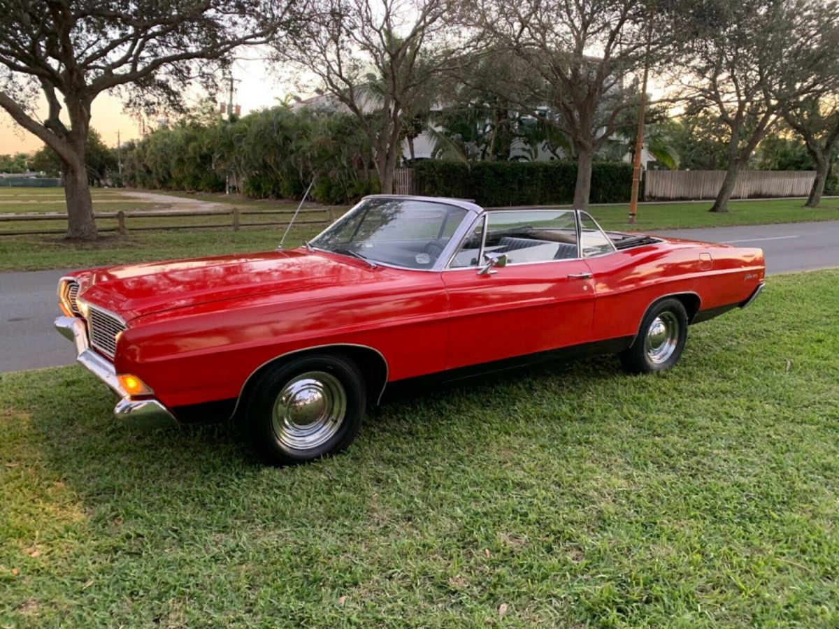 1968 ford galaxie 500 xl v8 390 convertible no reserve great daily driver car!
