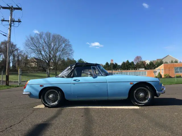 mg mgb 4 speed manual transmission convertible new tires
