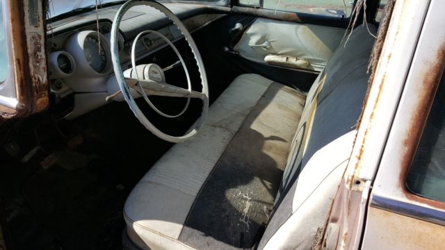 no reserve- 1957 chevy wagon bel air 210 6 pass, project, no reserve