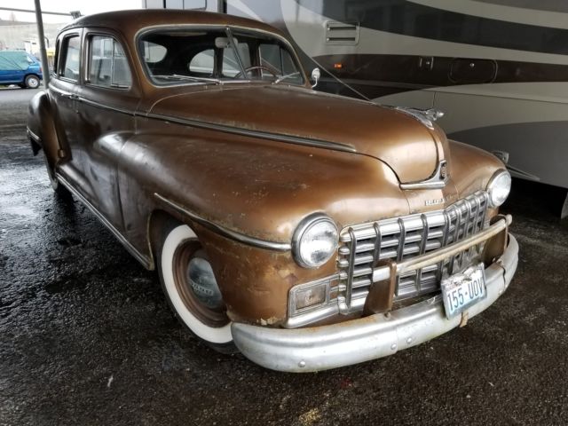 ** 1947 dodge custom de luxe sedan ___ runs & drives amazing ___ #'s matching*