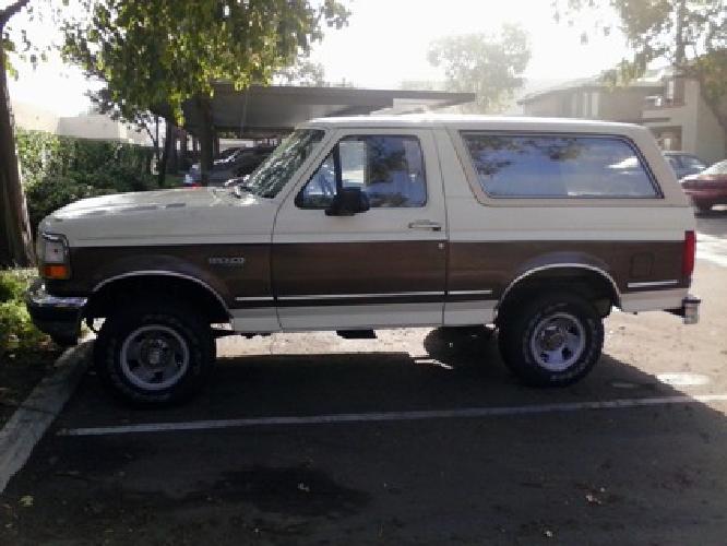 1992 ford bronco xlt in san diego, ca