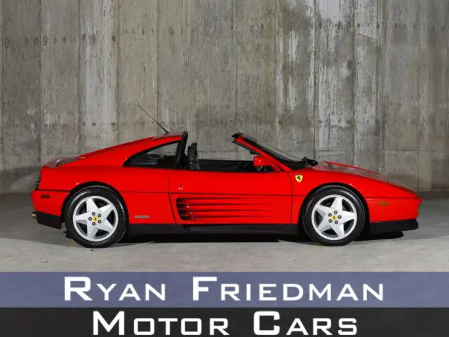 1990 ferrari 348 ts 0 rosso corsa manual