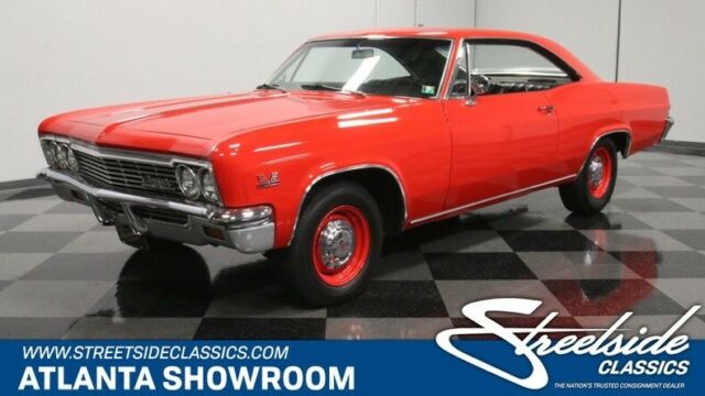 classic vintage chrome chevy 396 v8 big block auto transmission red
