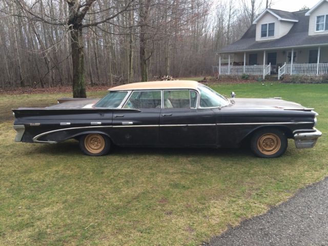 1959 pontiac bonneville 4 door running driving rat rod mostly original project