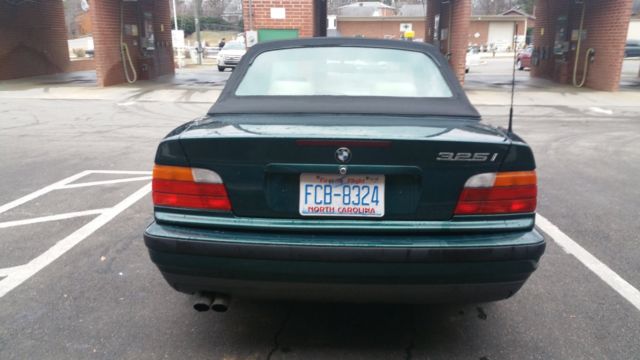 1994 bmw 325ic boston green sand leather convertible $42k msrp