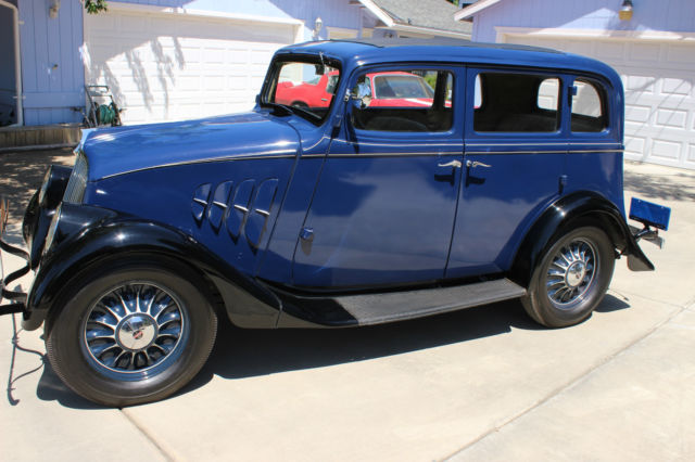 1933 willys 77 standard sedan - original ca car restored like original - rare!