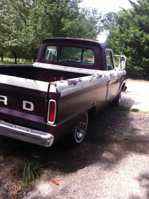 1965 ford f-100 base standard cab pickup 2-door 5.8l