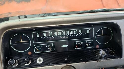 1965 c-10, 4 speed, no engine