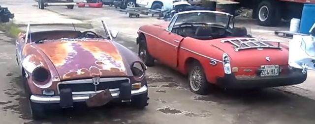 field find - 4 each mgb - selling entire lot