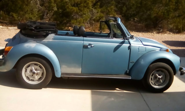 1979 volkswagen super beetle bug convertible karmann edition