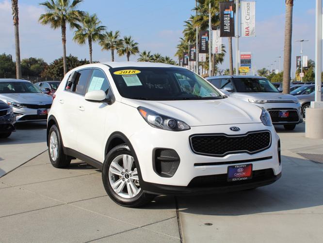 certified 2018 kia sportage fwd lx carson, ca 90745 for sale in carson, california
