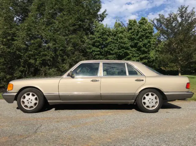1991 560 sel smoke silver mercedes benz 4 door sedan