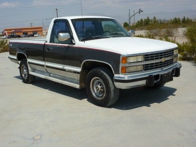 1992 chevrolet 2500 hd 6.5 turbo diesel reg cab sillverado california truck !!!!