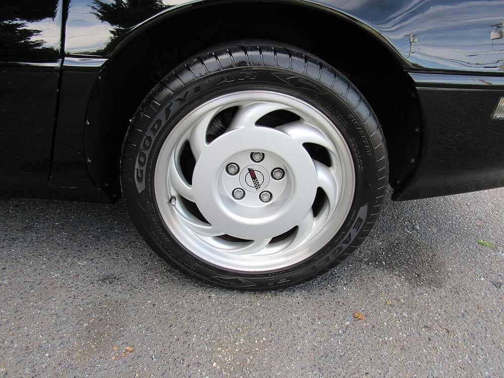black chevrolet corvette with 64,000 miles available now!