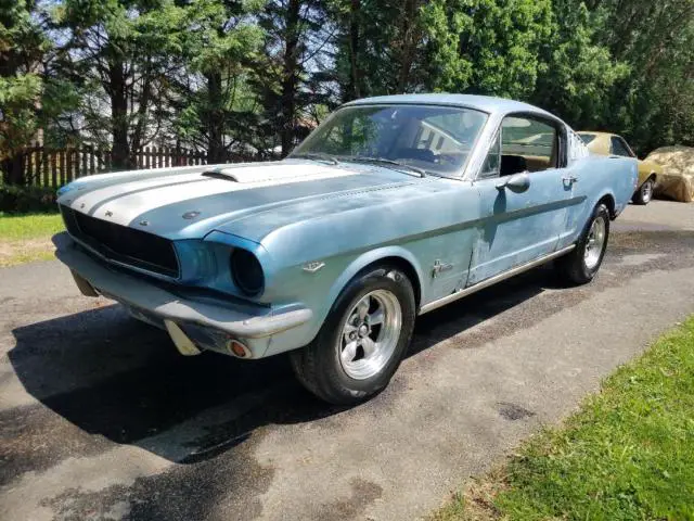 1965 mustang a code fastback 2+2. resto project complete car