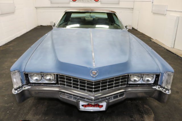 1968 blue runs drives body int good 472v8 3spd auto!