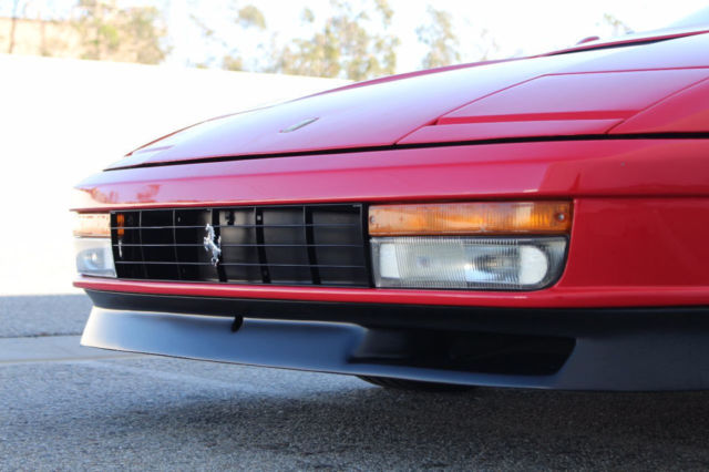 1988 ferrari testarossa rosso corsa red / fresh major service in 2016