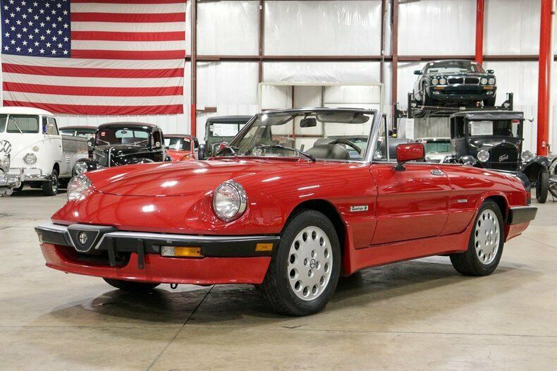 1986 alfa romeo spider veloce 95348 miles alfa red convertible 2.0l i4 5-speed m