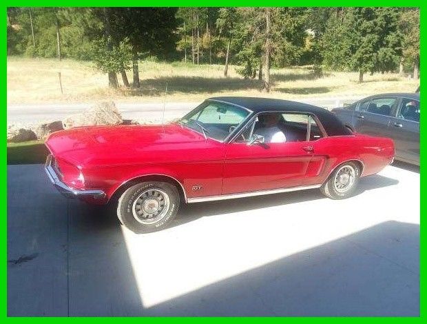 1968 ford mustang gt coupe original 390-4v v8 gasoline automatic rwd montana