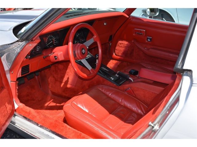 1978 chevrolet corvette, silver anniversary w/red leather, 4 speed,18k miles!