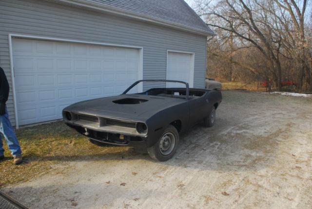 1970 cuda convertible clone partial restoration