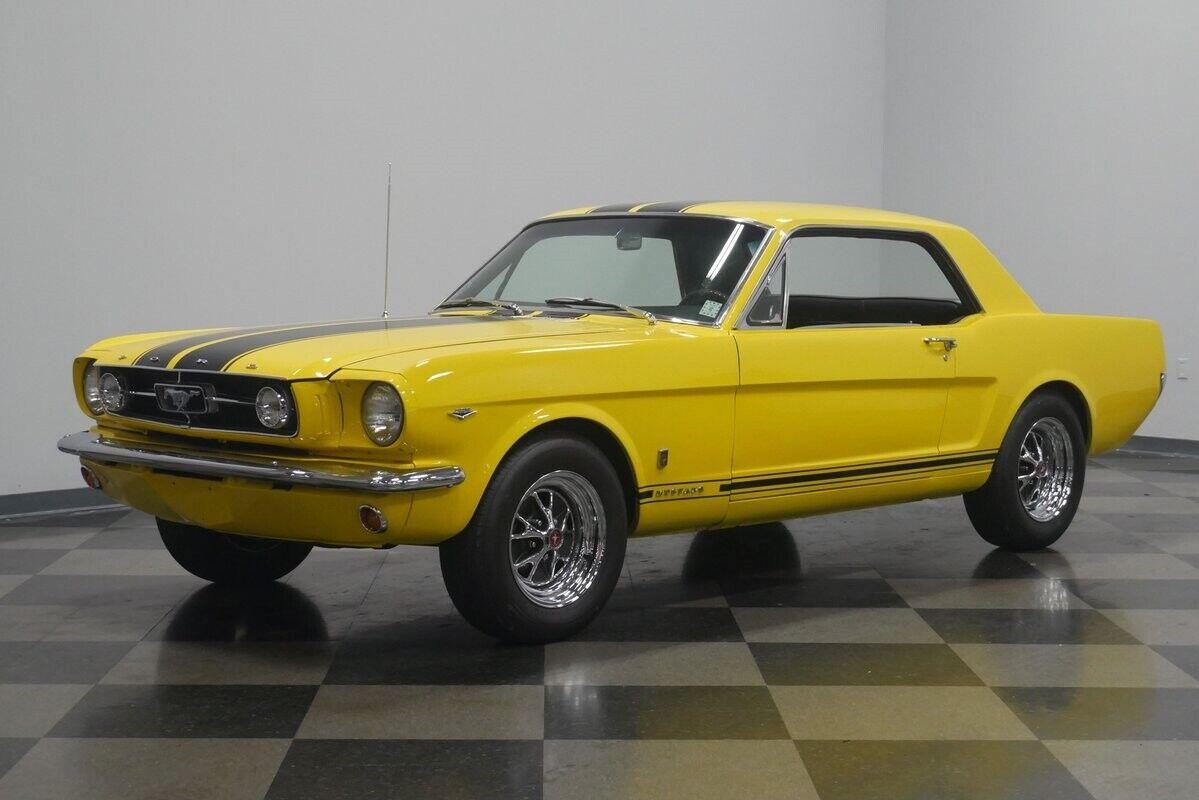 1965 ford mustang gt tribute yellow paint 289ci motor 36636 miles