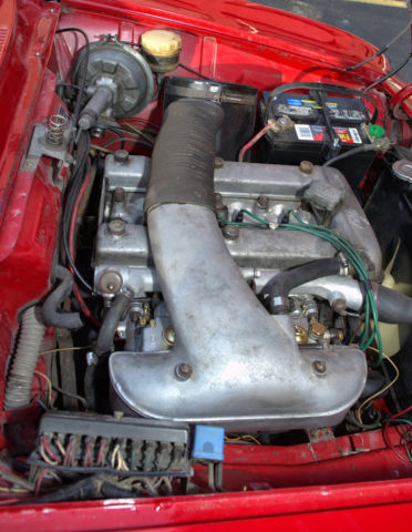 1966 alfa romeo guilia stepnose amazing! red over black