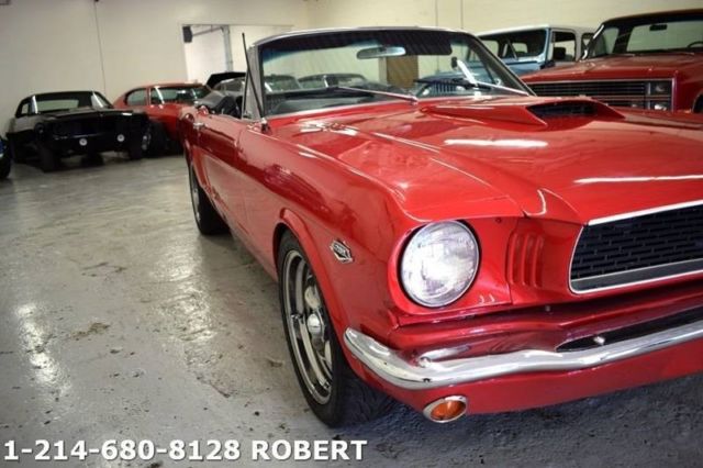 1965 ford mustang 60,480 miles red coupe v8 5.7l manual