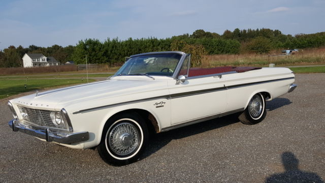 1963 plymouth sport fury convertible golden commando