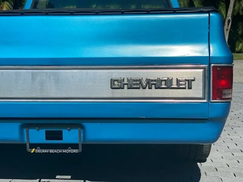 1983 chevrolet c/k 10 regular cab 2wd 99,350 miles blue truck 4.1l l6 ohv 3 spee