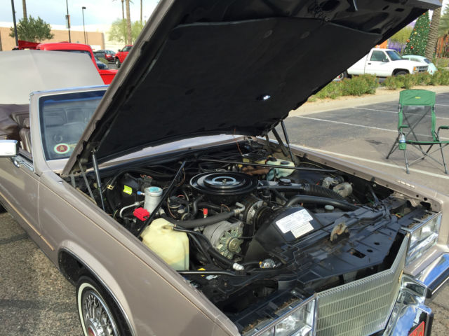 1984 cadillac eldorado convertible 2-door 4.1l
