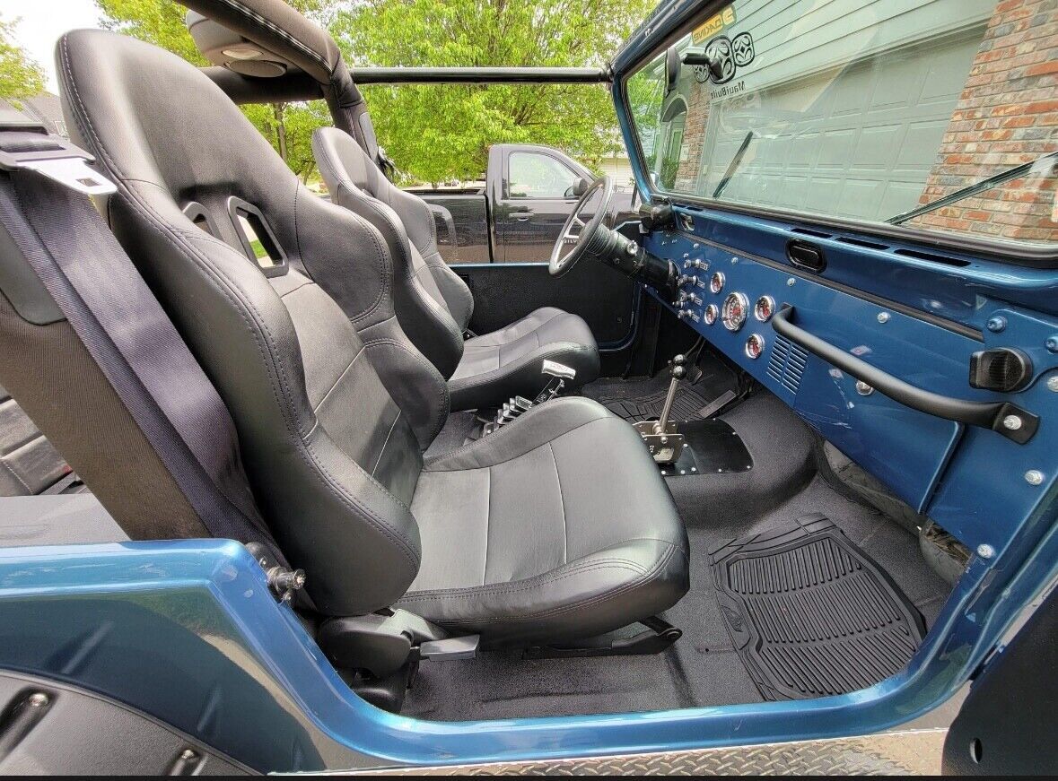 1985 jeep jeep suv blue cj7