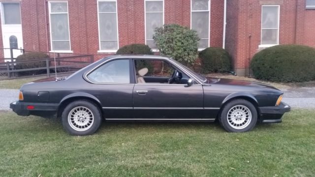 1985 bmw 635csi 5-speed with partial l6 interior