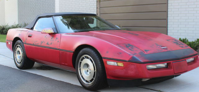 1986 chevrolet corvette convertible official pace car corvette convertible 1986