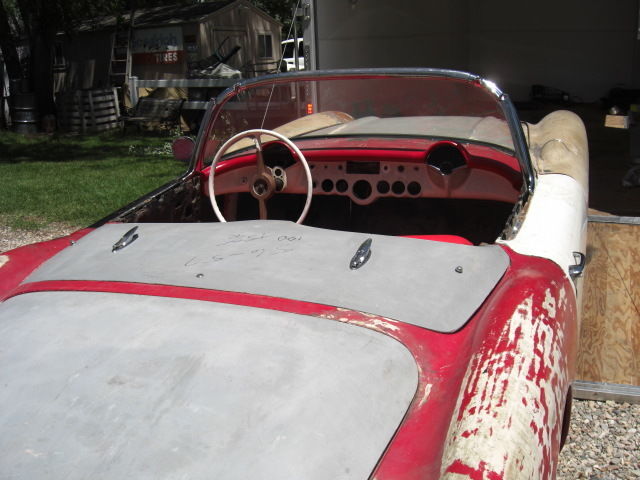 1956 chevy chevrolet corvette convertible vette 56