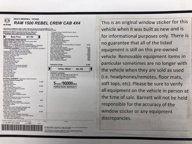 2023 ram 1500 rebel