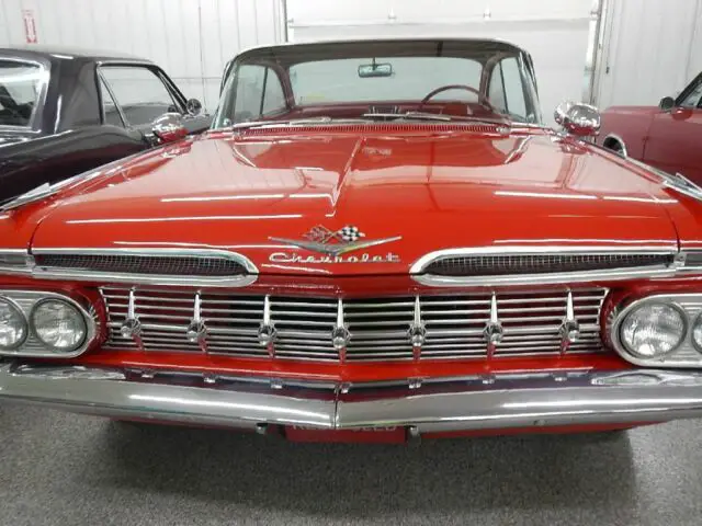 1959 chevrolet impala 39992 miles red 4-speed manual
