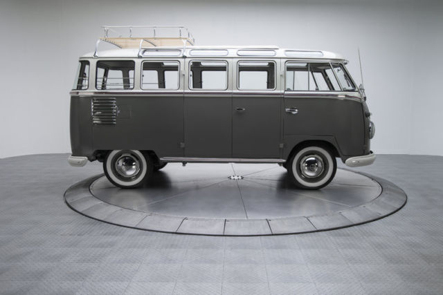1960 volkswagen kombi 23 window bus 63,550 miles mouse grey station wagon 1500 c