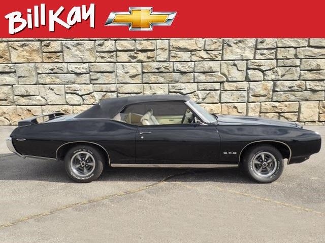 1969 pontiac gto 77931 miles black coupe automatic