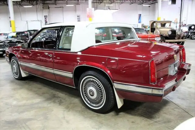 1990 cadillac eldorado 66518 miles red coupe 4.5 liter v8 automatic