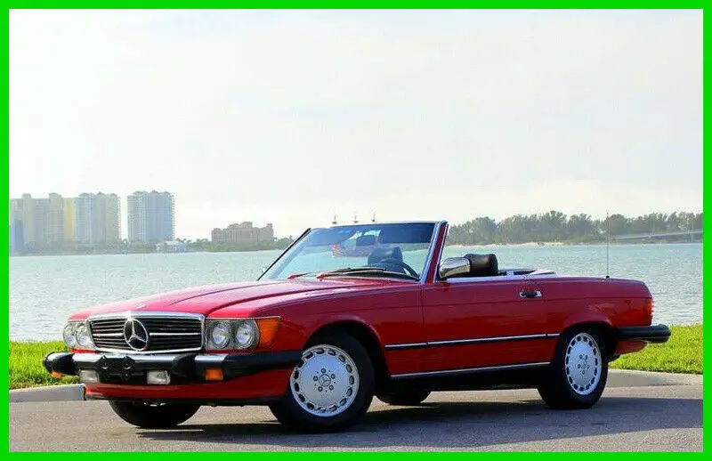 1987 560 sl 2dr convertible 5.6l v8 16v