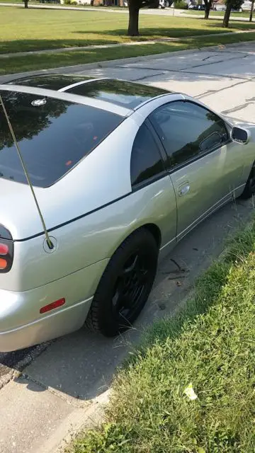 1990 nissan 300zx tt silver modified z32