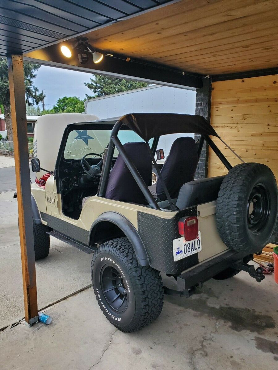 1983 jeep cj5 suv brown 4wd manual cj5