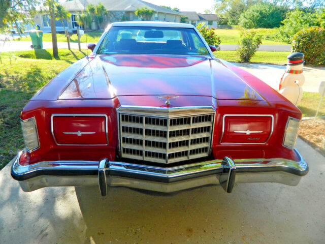1979 classic ford thunderbird, the last heavy metal - cherry red 302 v8 79k