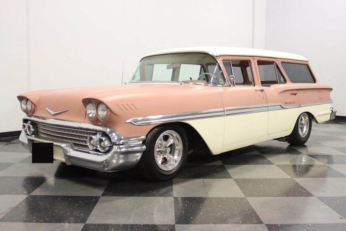 1958 chevrolet biscayne brookwood wagon desirable classic 12147 miles